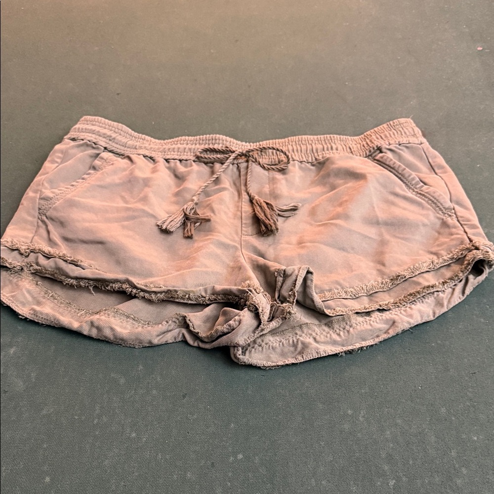 LOFT Tan Athletic Shorts for Women. CAJA. # 1. D